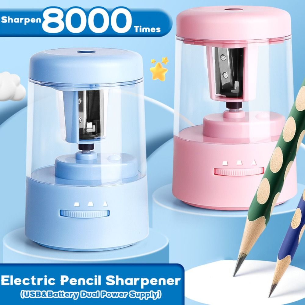 Electric Pencil Sharpener Usb - Elektryczna temperówka do ołówków z trzema