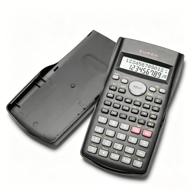 Scientific Calculator For Secondary School - Przenośny kalkulator naukowy z 2 liniami