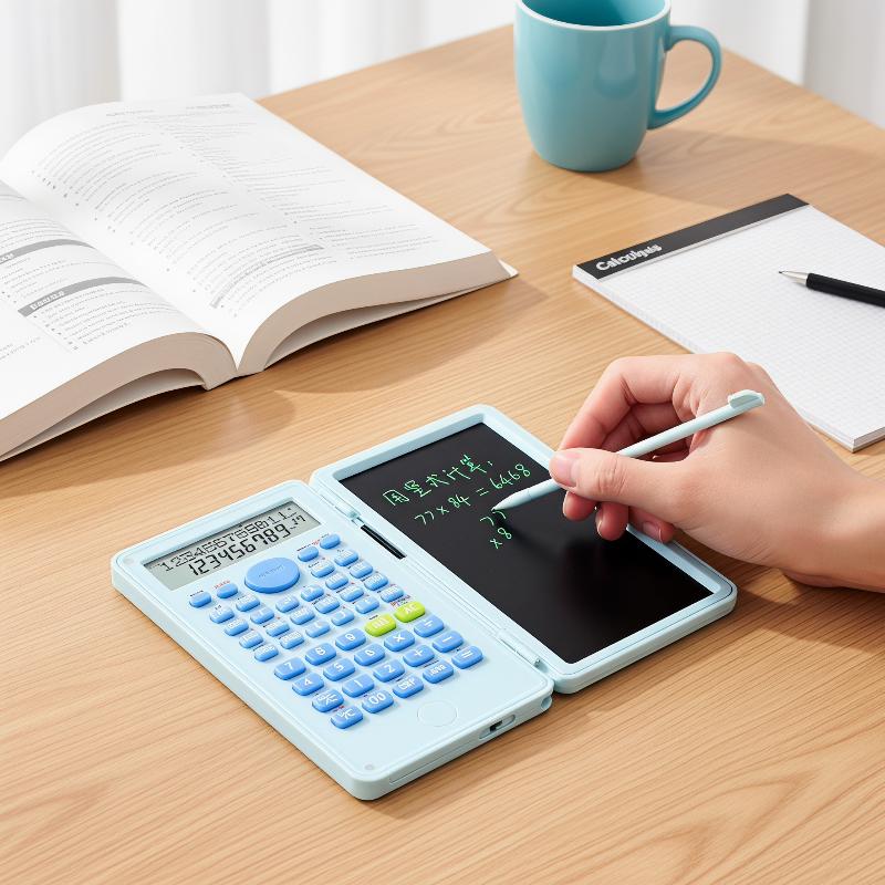 Scientific Calculator For Secondary School - Przenośny kalkulator naukowy 2-w-1, składany tablet