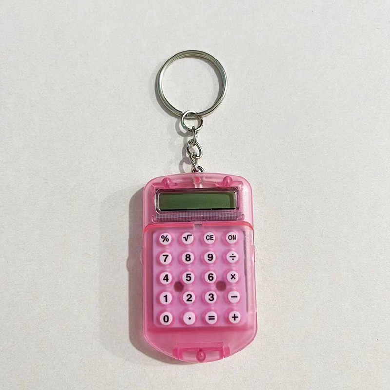 Scientific Calculator For Secondary School - Mini przezroczysty kalkulator z klapką Wygodny