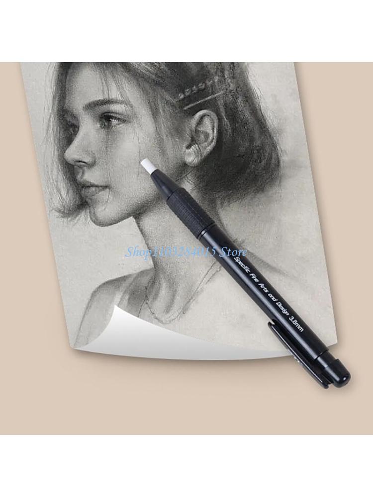 Retractable Eraser Pen Click - R6FF Wysuwany długopis z gumką 5