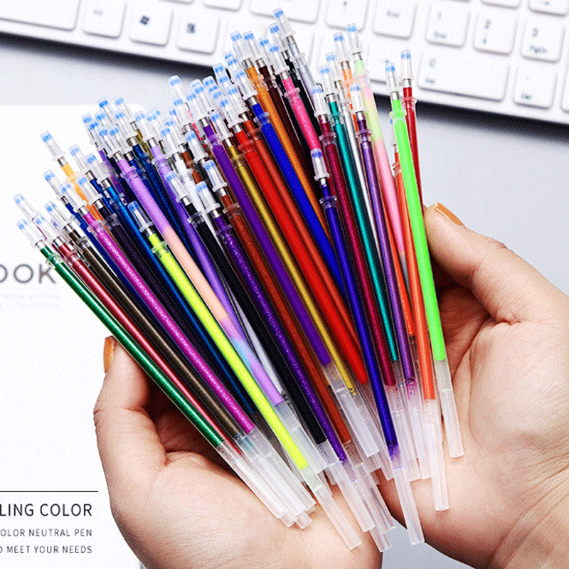 Pastel Highlighter Set Double Ended - Żel wkłady długopisowe zestaw 12/100 kolory