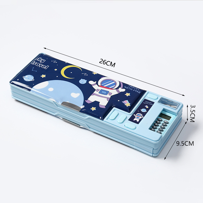 Scientific Calculator For Secondary School - Wielofunkcyjny Piórnik Kalkulator Plastikowy Dwustronny Kreatywny