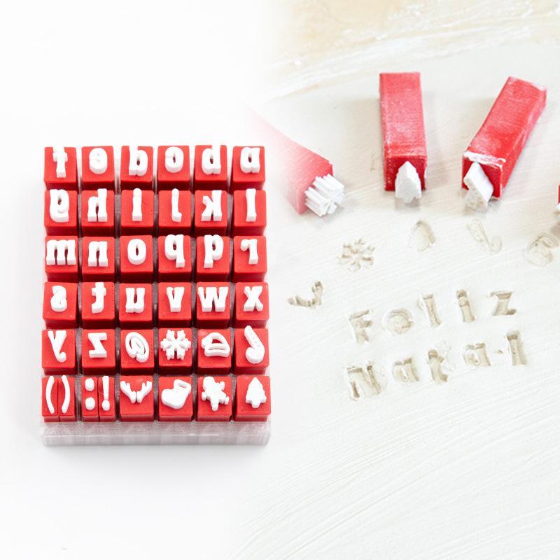 Writing Tools - Zestaw stempli z alfabetem w stylu