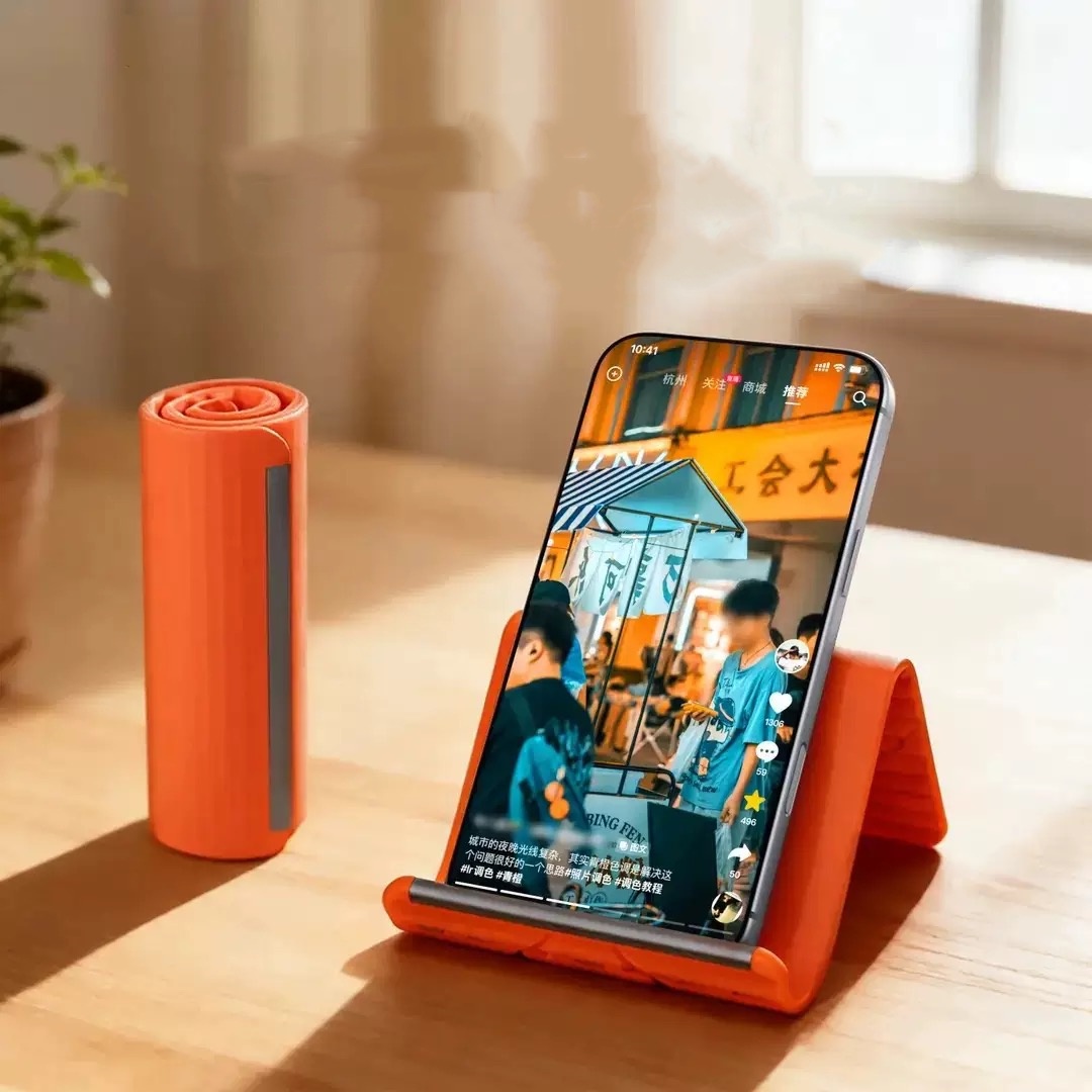 Desk Accessories - Uniwersalny, przenośny silikonowy stojak na telefon,