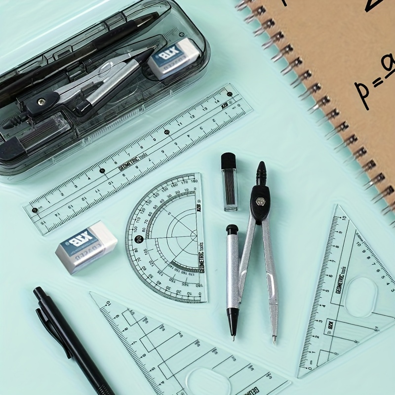 Zestaw kompasu i linijki, zest – Math Geometry Set With Compass recenzja i cena