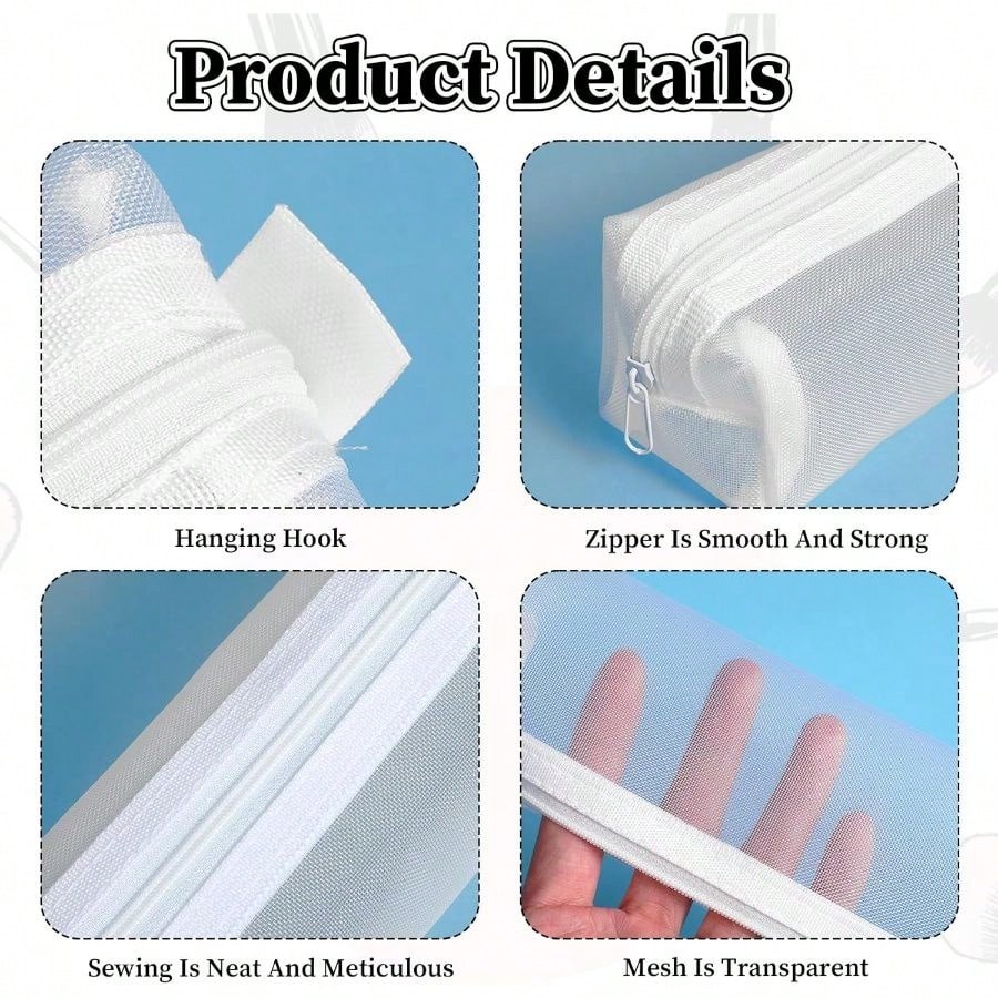 Przezroczysty piórnik z siatki – Clear Mesh Pencil Pouch For Exam recenzja i cena
