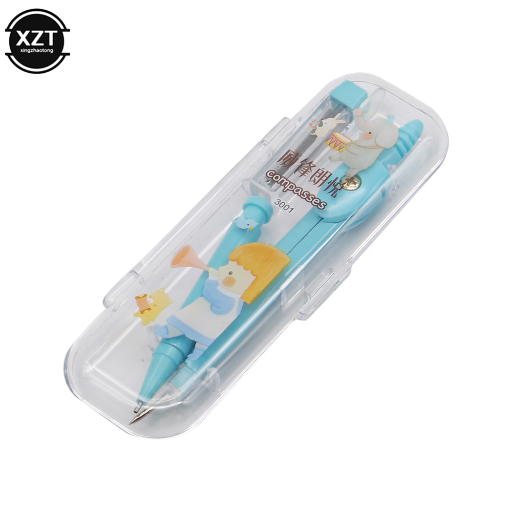 Szkoła kompas ładna dziewczyna – Math Geometry Set With Compass recenzja i cena