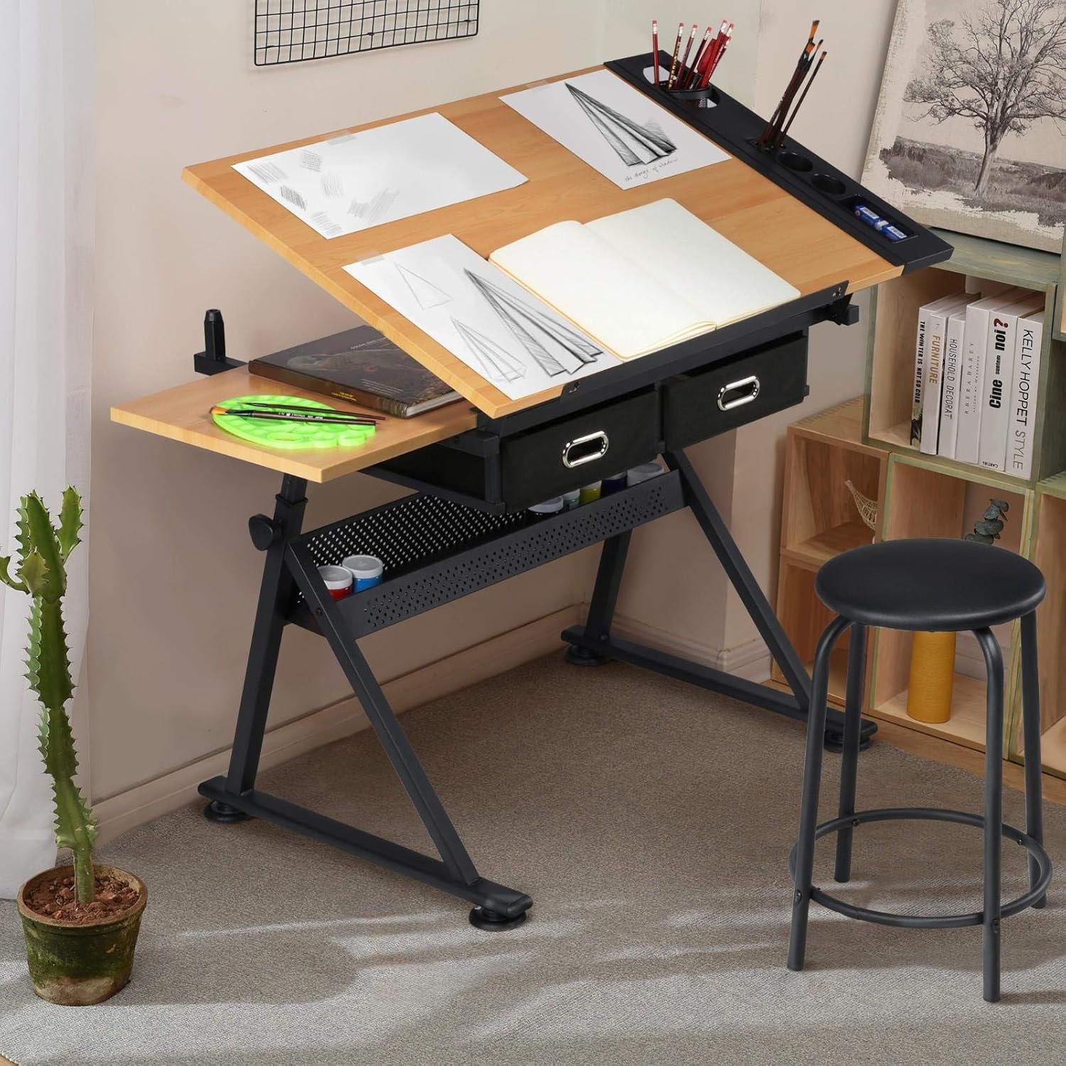 Regulowany stół kreślarski z p – Office Furniture recenzja i cena
