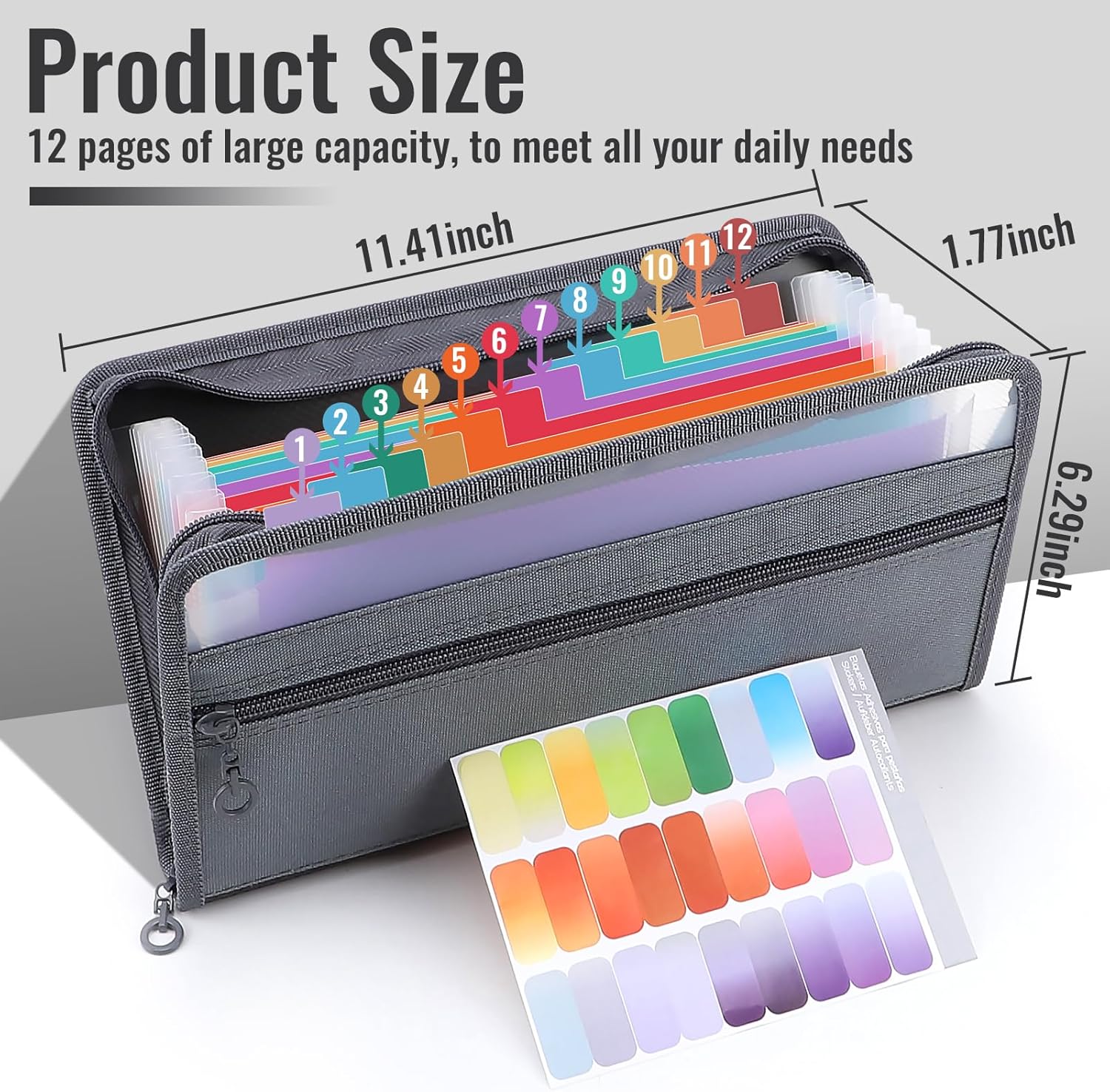 Mały organizer na dokumenty A6 – Expandable Accordion File Folder 13 Pockets recenzja i cena