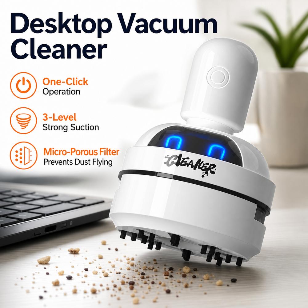 Przenośny mini odkurzacz biurk – Mini Desktop Vacuum Cleaner For Eraser Dust recenzja i cena