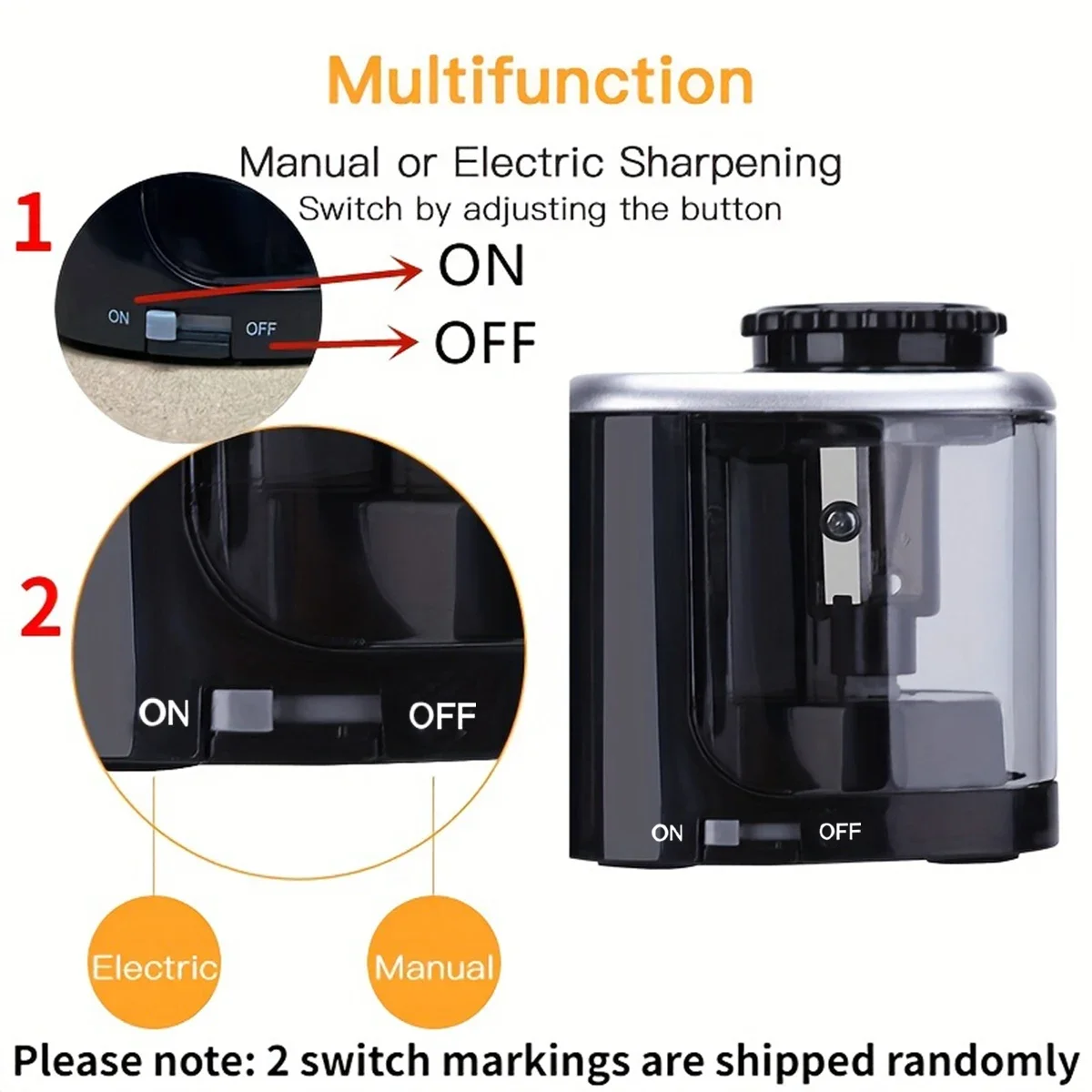 Elektryczna ostrzałka do ołówk – Electric Pencil Sharpener Usb recenzja i cena