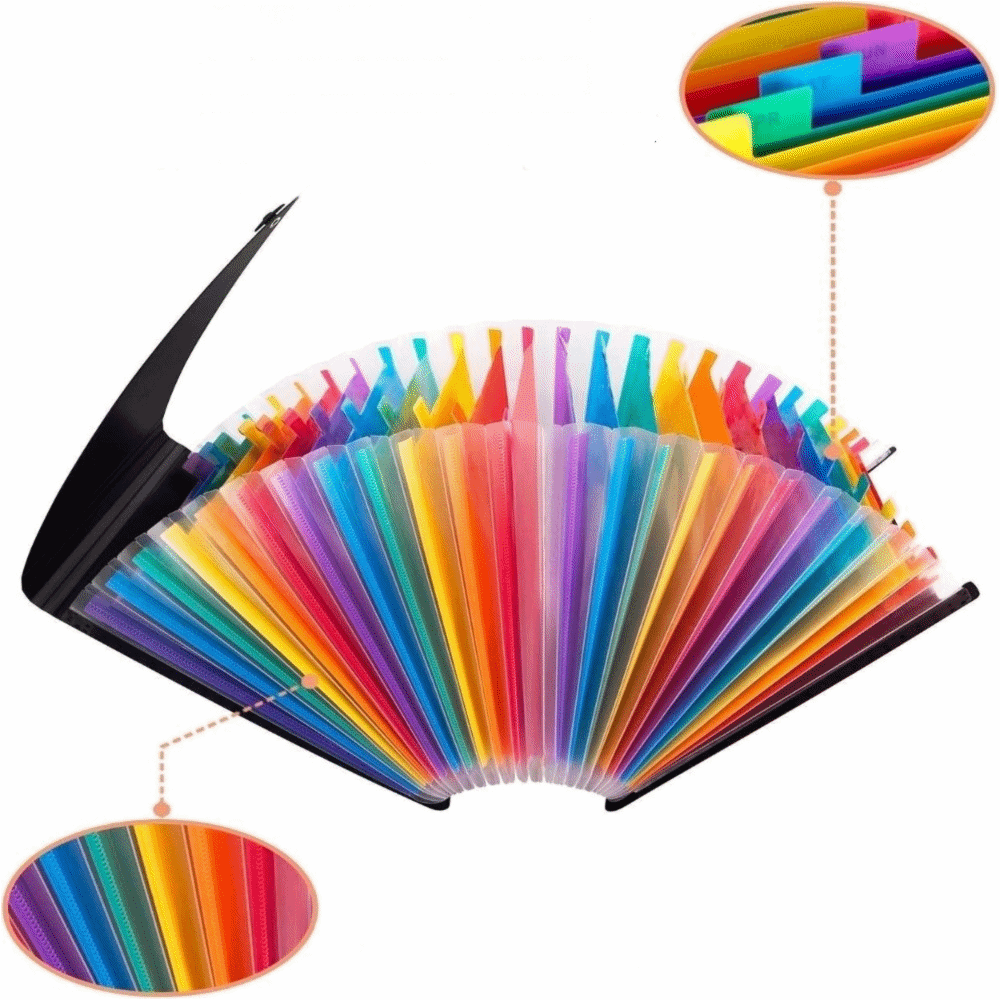 Przenośny segregator z 13/25 p – Expandable Accordion File Folder 13 Pockets recenzja i cena