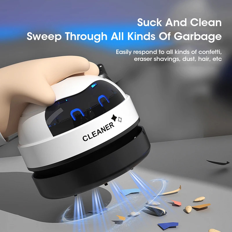 Mini USB Odkurzacz Biurkowy z  – Mini Desktop Vacuum Cleaner For Eraser Dust recenzja i cena