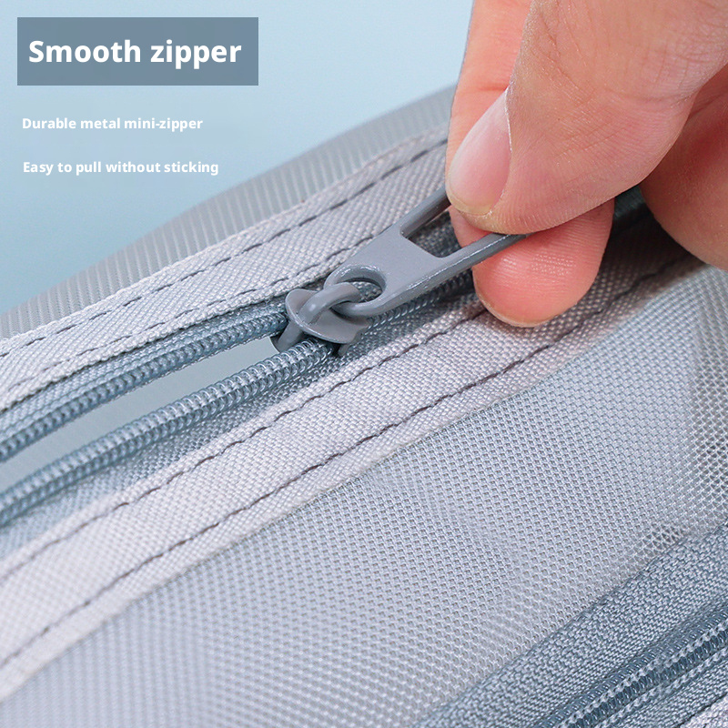 Dwukomorowy Przezroczysty Piór – Clear Mesh Pencil Pouch For Exam recenzja i cena