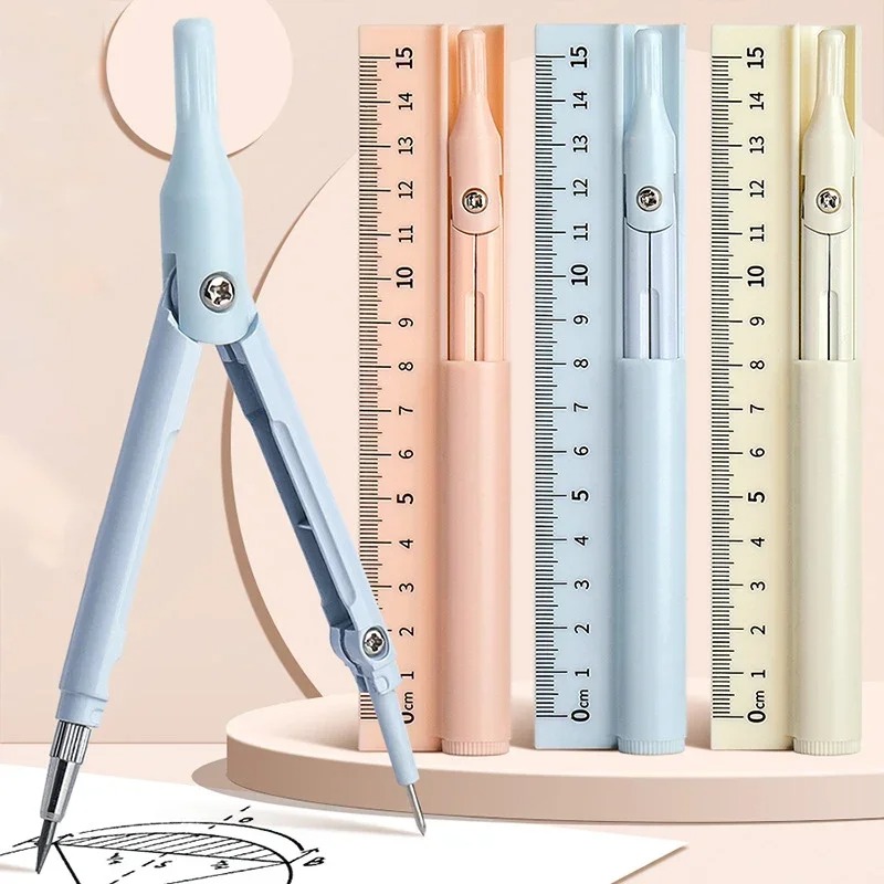 Zestaw geometryczny 3 w 1 z ko – Math Geometry Set With Compass recenzja i cena