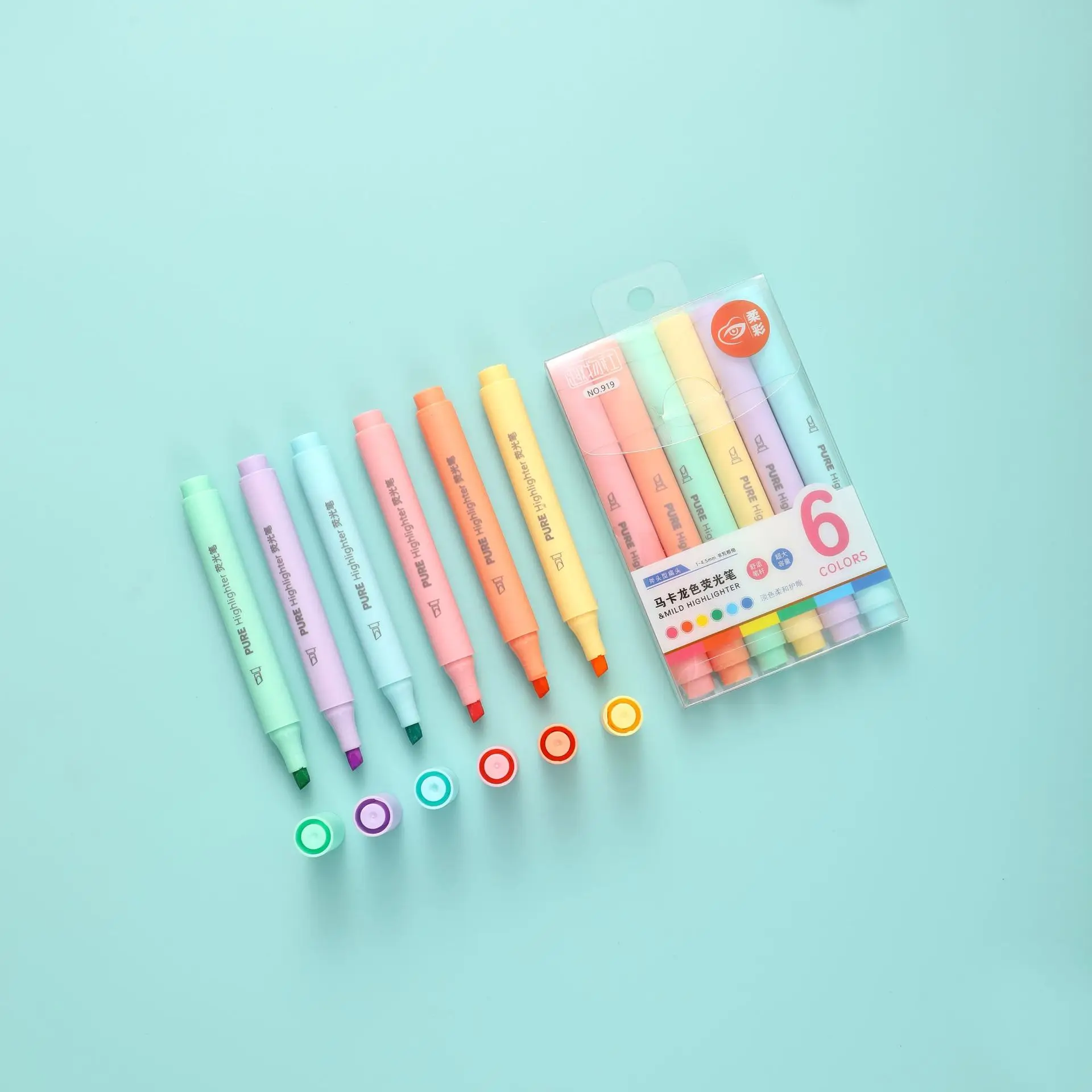 6 SZTUK pastelowych zakreślacz – Pastel Highlighter Set Double Ended recenzja i cena
