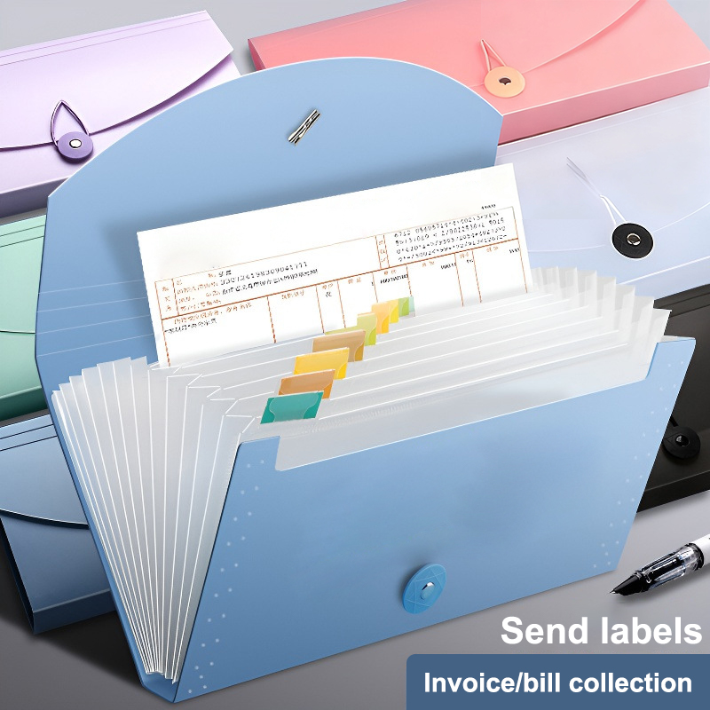 ✰ ✪ Teczka rozszerzana z 13 pr – Expandable Accordion File Folder 13 Pockets recenzja i cena