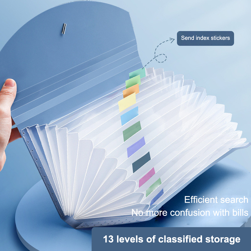 ✰ ✪ Teczka rozszerzana z 13 pr – Expandable Accordion File Folder 13 Pockets recenzja i cena