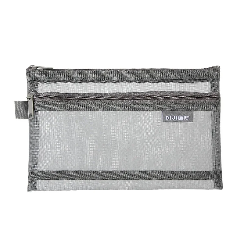 Przezroczysta nylonowa siatkow – Clear Mesh Pencil Pouch For Exam recenzja i cena