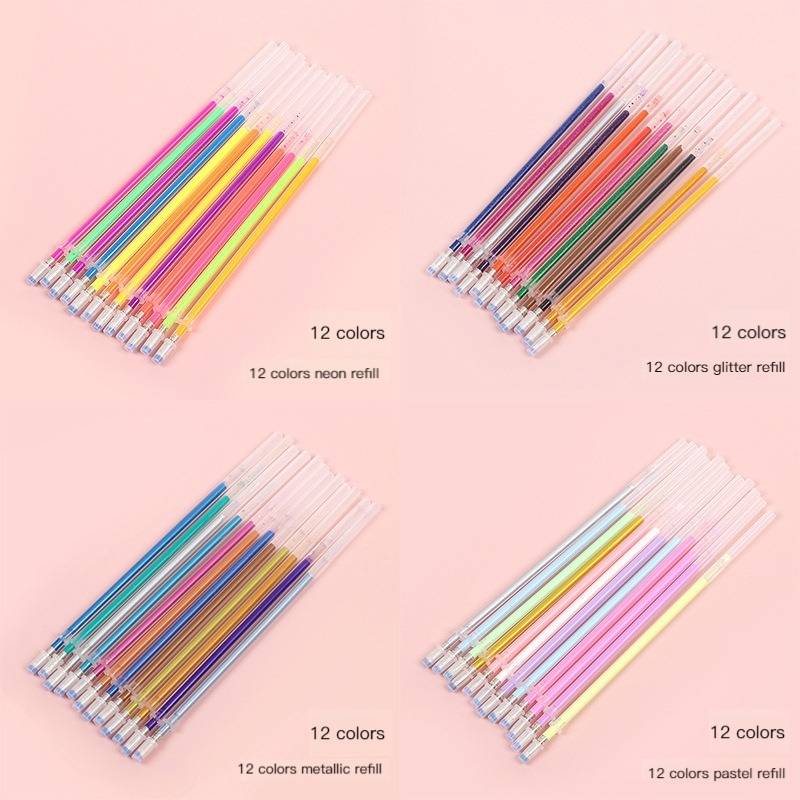 Żel wkłady długopisowe zestaw  – Pastel Highlighter Set Double Ended recenzja i cena