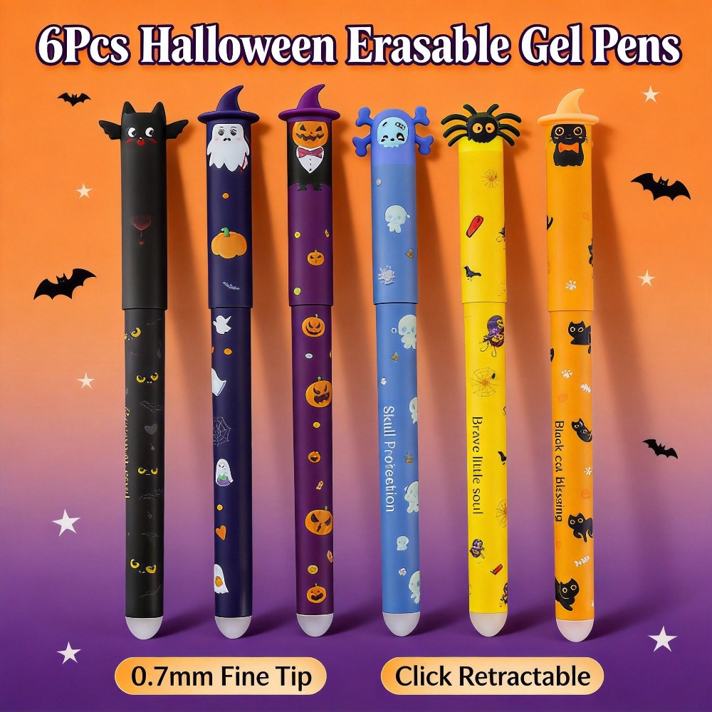 1-6 szt. zmywalnych długopisów – Retractable Eraser Pen Click recenzja i cena