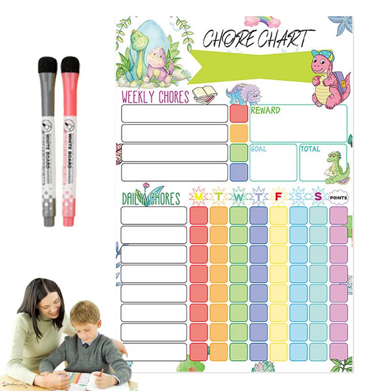 Magnetyczna Tablica Obowiązków – Kids Magnetic Reward Chart Board recenzja i cena