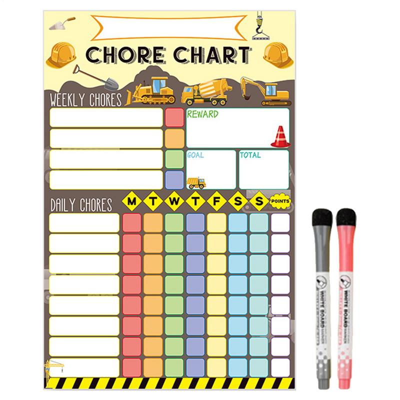Magnetyczna Tablica Obowiązków – Kids Magnetic Reward Chart Board recenzja i cena