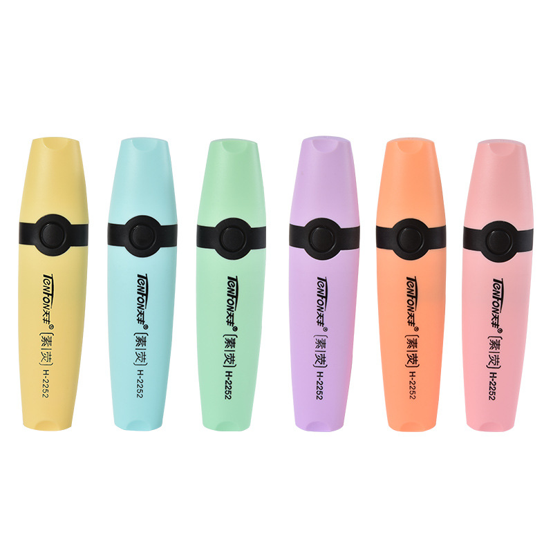 6 sztuk/zestaw zakreślacz past – Pastel Highlighter Set Double Ended recenzja i cena