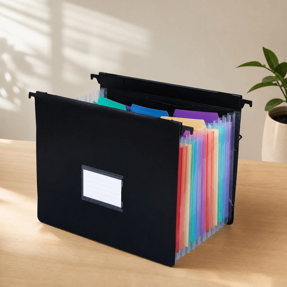 Teczka rozszerzana z 7/13 prze – Expandable Accordion File Folder 13 Pockets recenzja i cena