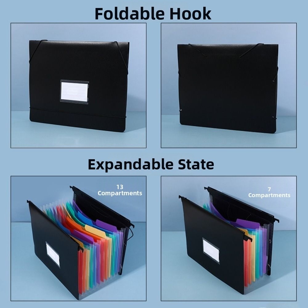 Teczka rozszerzana z 7/13 prze – Expandable Accordion File Folder 13 Pockets recenzja i cena