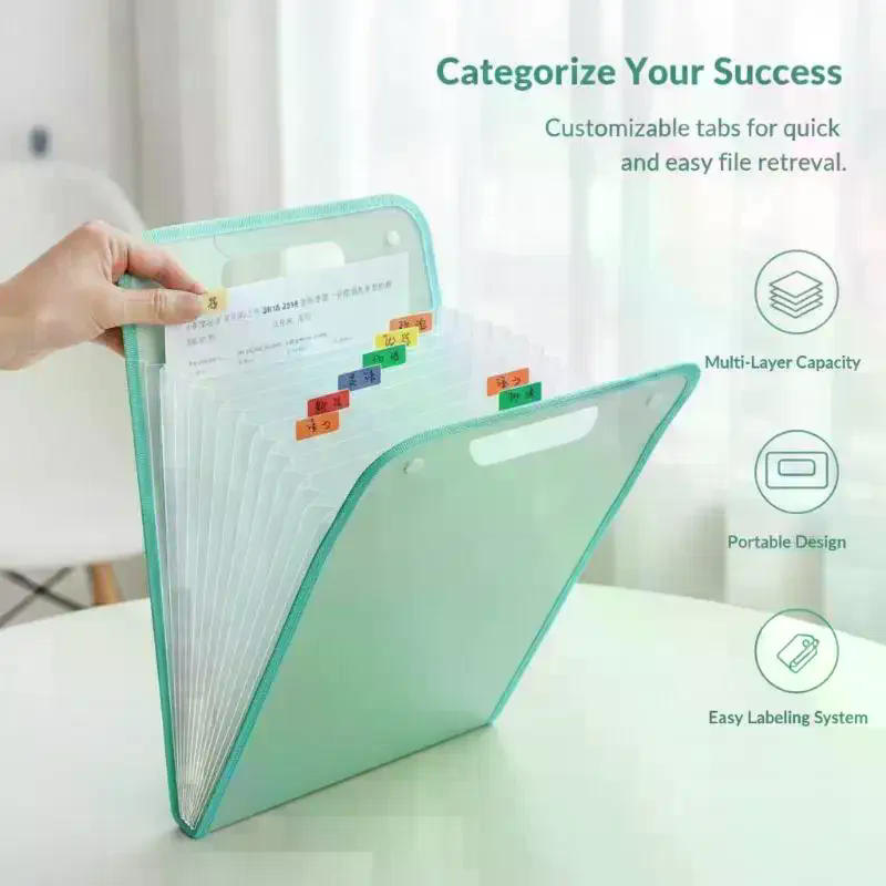 13-kieszeniowy rozkładany segr – Expandable Accordion File Folder 13 Pockets recenzja i cena