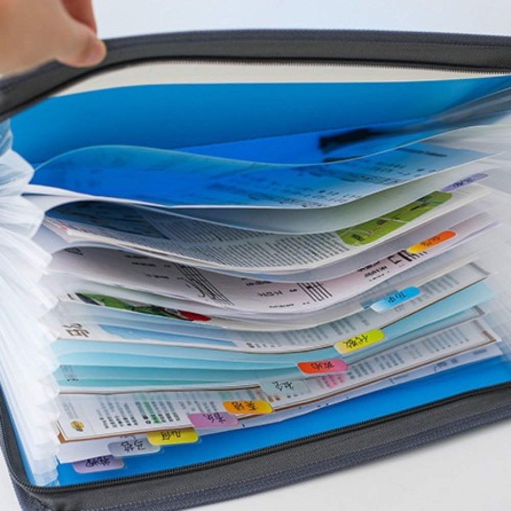 Teczka rozszerzana A4 z 13 prz – Expandable Accordion File Folder 13 Pockets recenzja i cena