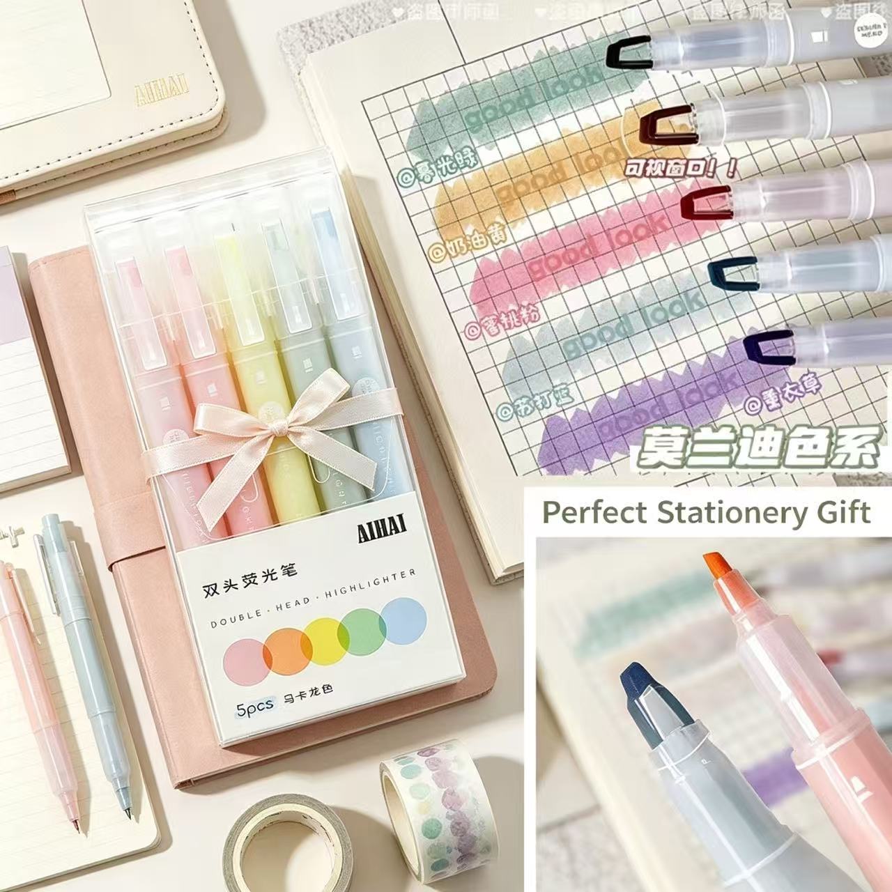 5-25 Kolorów/Zestaw Dwustronne – Pastel Highlighter Set Double Ended recenzja i cena